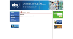 Desktop Screenshot of library.ubm.ac.id